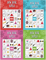32 NYE Bingo Cards for Julie